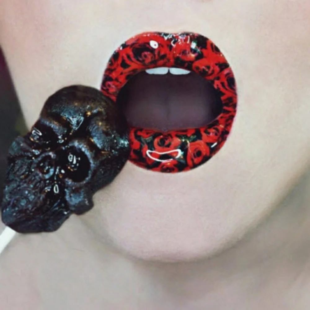 💋VIOLENT LIP'S DESIGNER LIP DECALS! ROSES